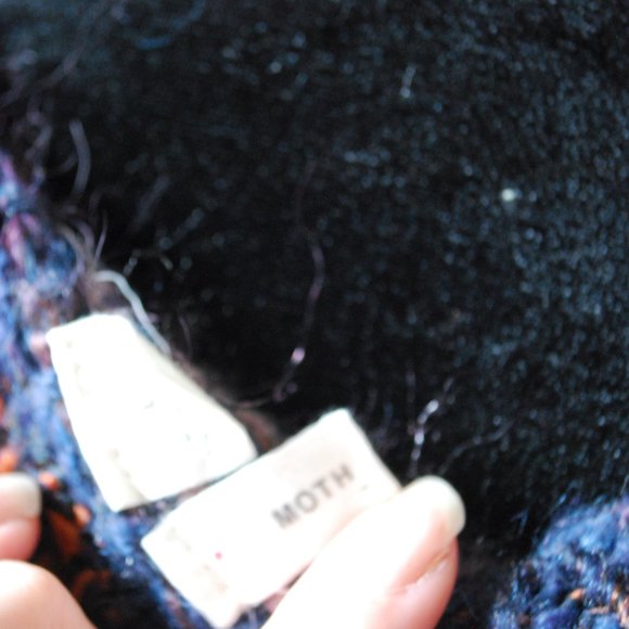 Purple "Moth" Sweater (Anthropologie) - Picture 4 of 4